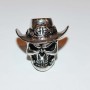 The Cowboy From Hell Paracord Skull Bead