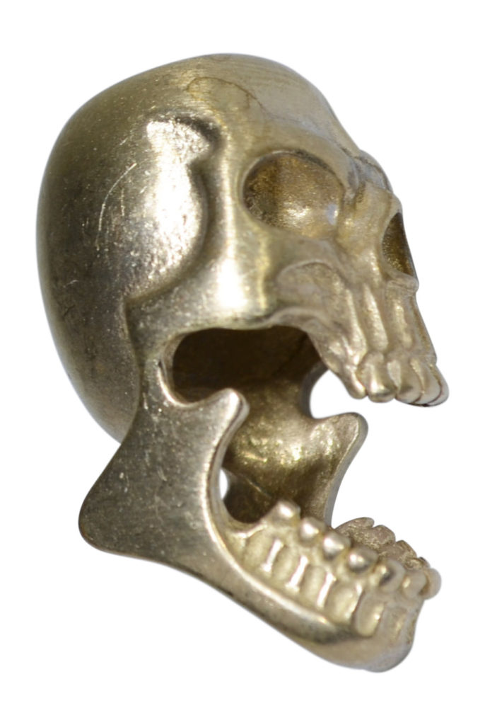 Bottle Skull Brass Profile Angle